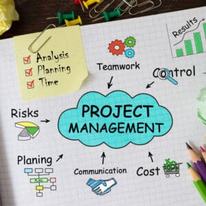 Project Management and other words with icons